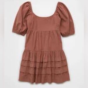 American Eagle Outfitters Brown Mini Dress